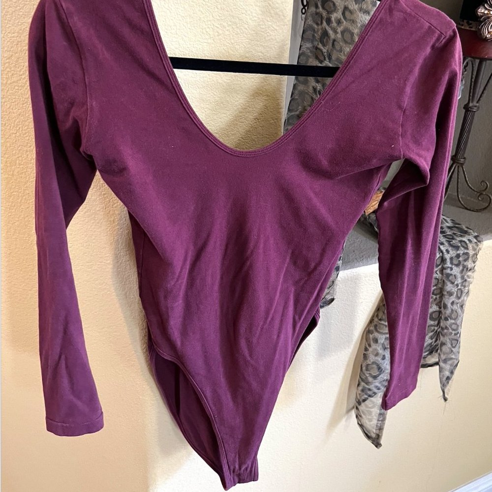 Burgundy Bodysuit